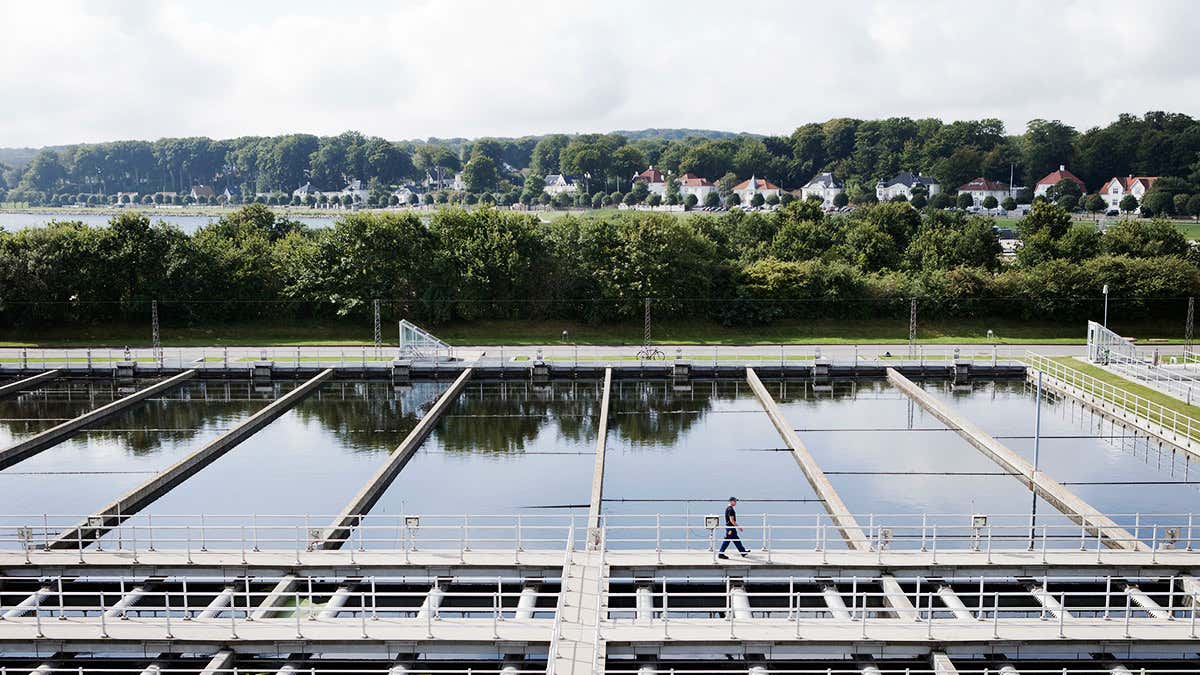 Danish water treatment facility ensuring high-quality tap water